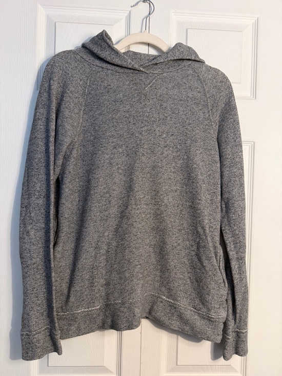 J. Crew Tops - J crew 100% cotton hoodie. Gray size medium